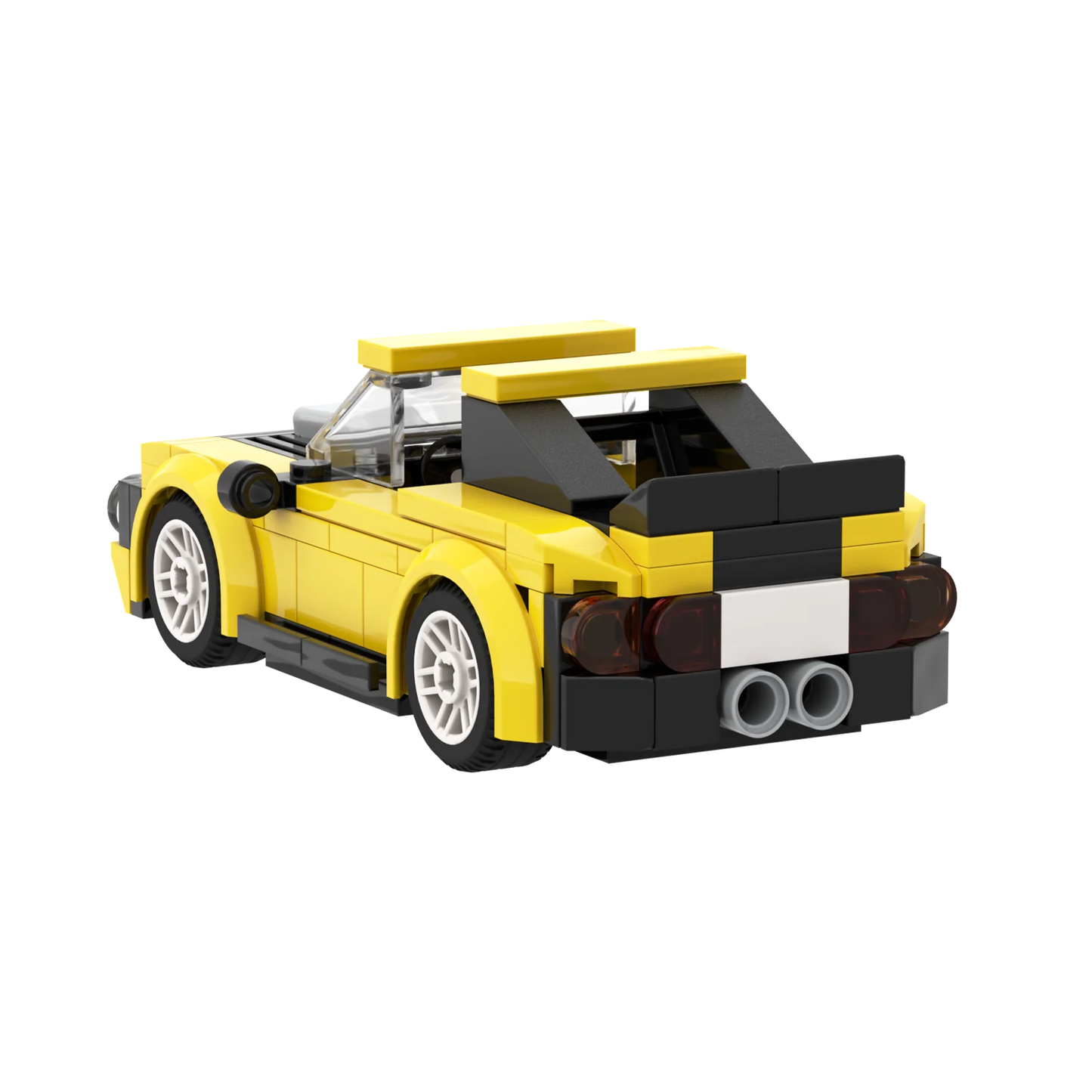 BRIXIES Plus® 222.103 Mini Rennwagen gelb