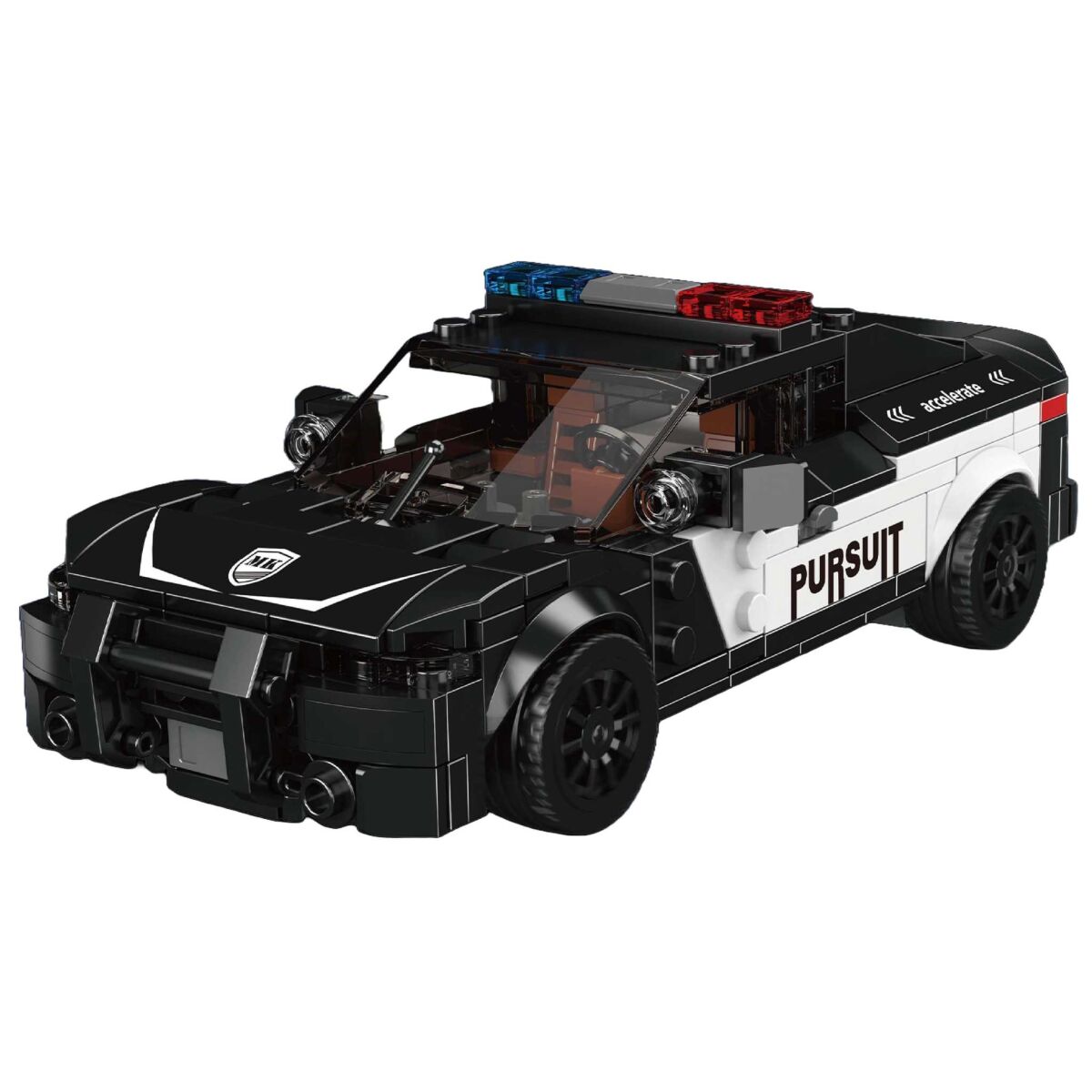 Mould King® 27098 Polizei Challenger inkl. Vitrine