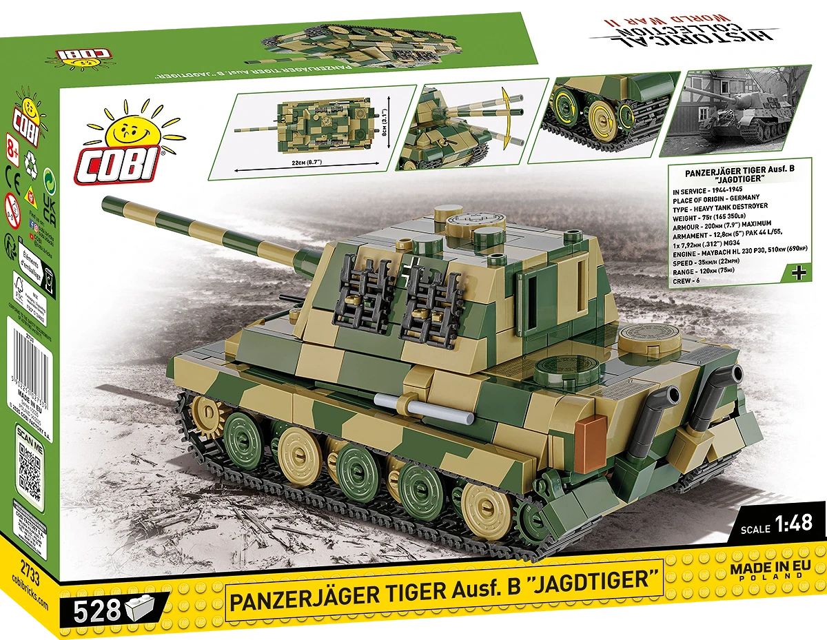 COBI® 2733 Panzerjäger Tiger Ausf.B Jagdtiger