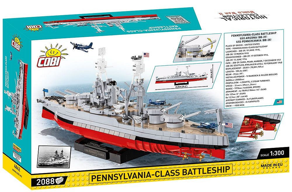 COBI® 4842 Pennsylvania - Class Battleship (2in1) - Executive Edition
