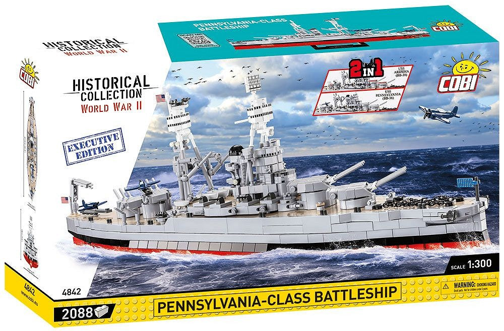 COBI® 4842 Pennsylvania - Class Battleship (2in1) - Executive Edition