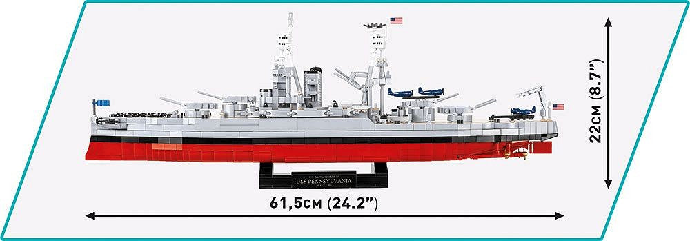 COBI® 4842 Pennsylvania - Class Battleship (2in1) - Executive Edition