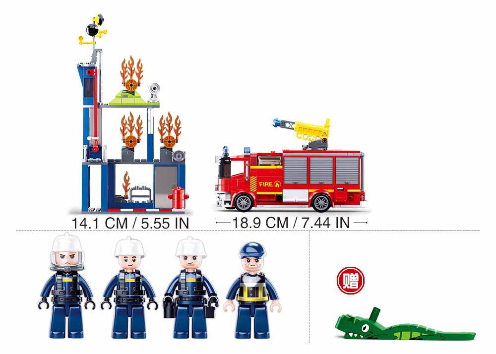 Sluban M38-B0967 Feuerwehr Trainingszentrum