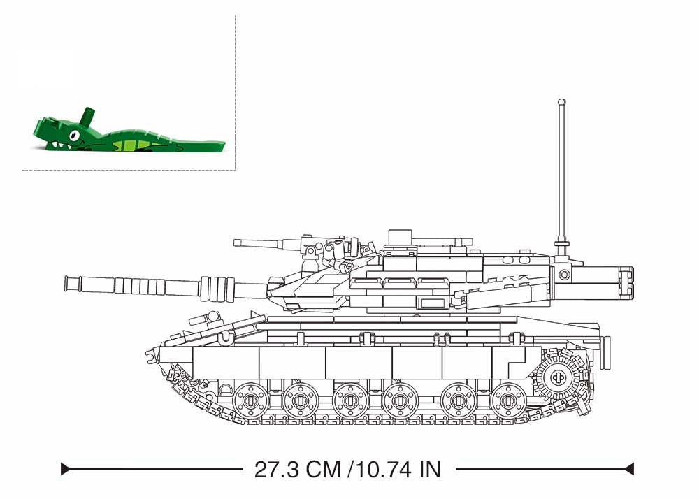 Sluban M38-B1022 MK4 RC Panzer