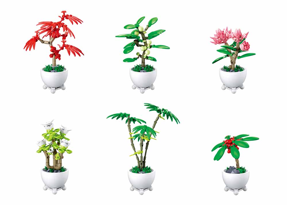 Sluban M38-B1075C Blume im Topf