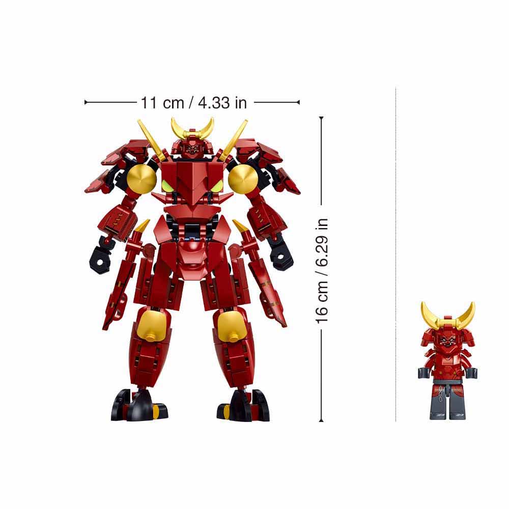 Sluban M38-B1311 Exosuit Warriors roter Samurai