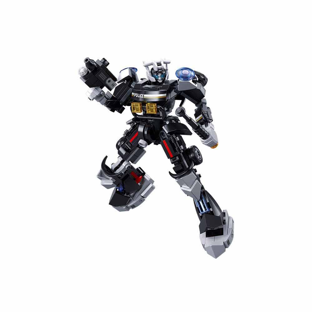 Sluban M38-B1316 Exosuit 2in1 Roboter Polizeiauto