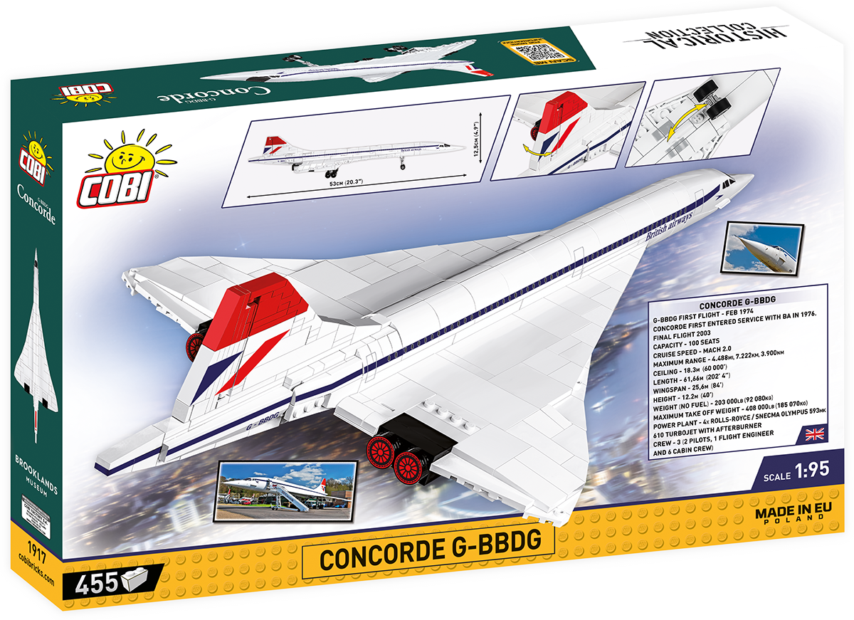 COBI® 1917 Concorde G-BBDG