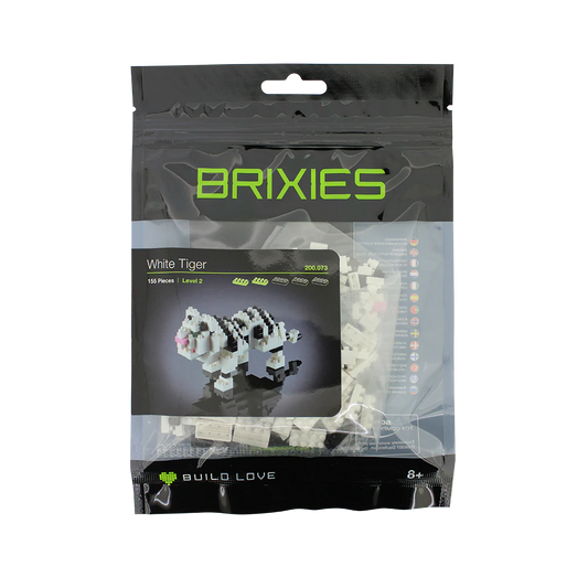 BRIXIES® 200.073 Weißer Tiger