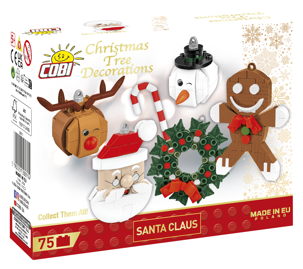 COBI® 20011 Christbaumschmuck - Weihnachtsmann