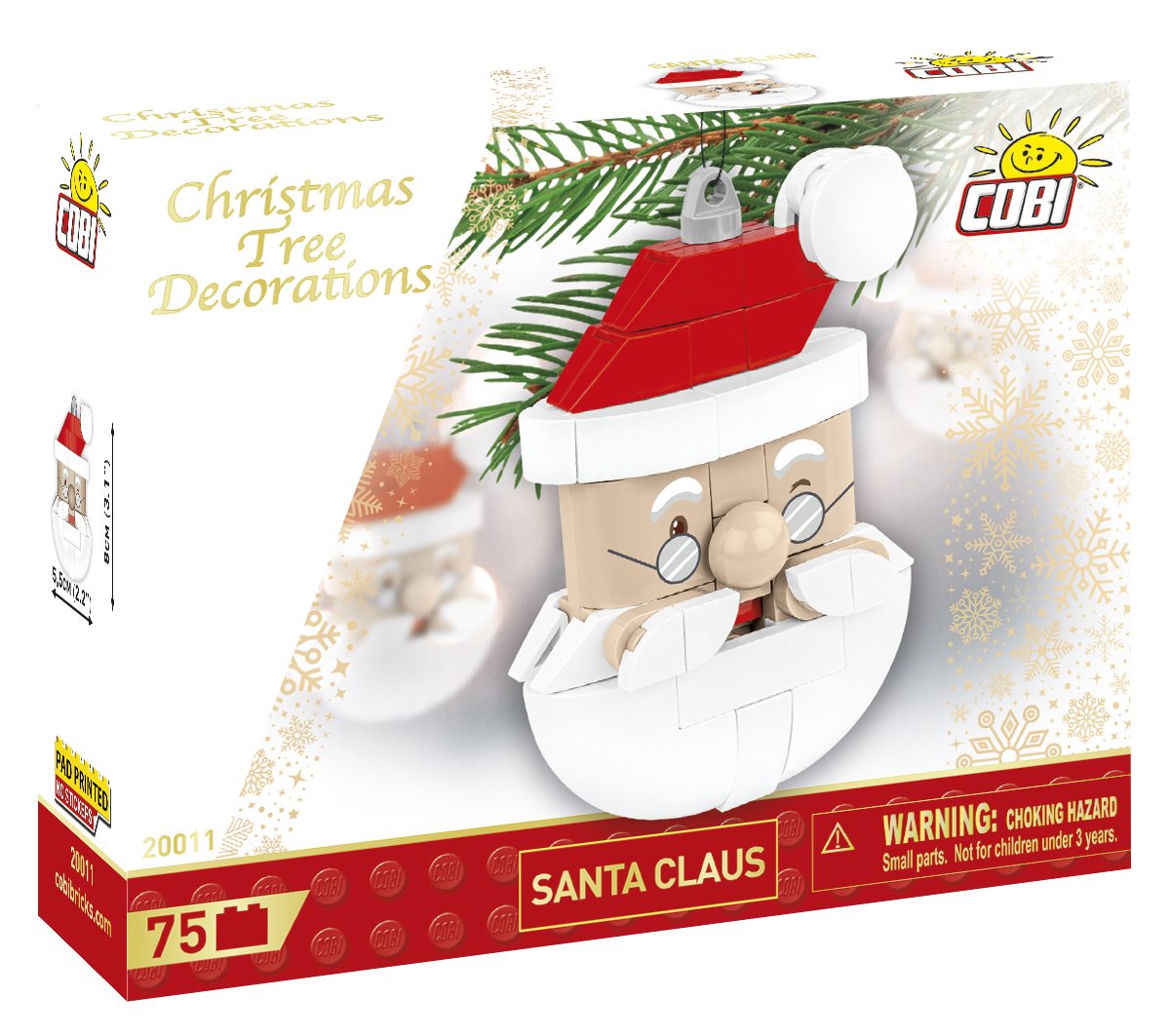 COBI® 20011 Christbaumschmuck - Weihnachtsmann