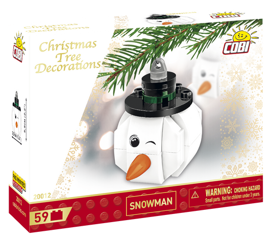 COBI® 20012 Christbaumschmuck - Schneemann