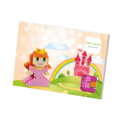 BRIXIES® Postkarte Prinzessin