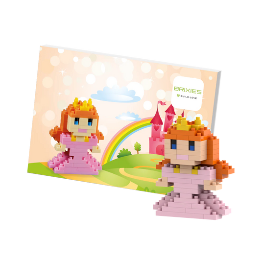 BRIXIES® Postkarte Prinzessin