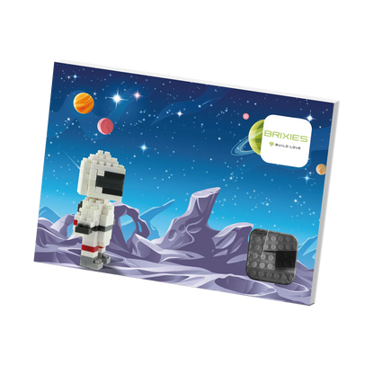 BRIXIES® Postkarte Astronaut