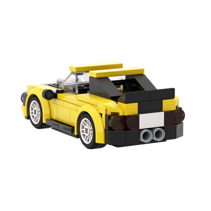 BRIXIES Plus® 222.103 Mini Rennwagen gelb