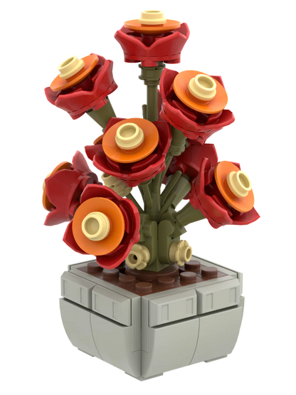 BRIXIES Plus® 222.172 Mini Blume "Sunset"