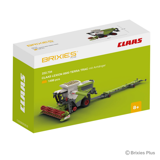 BRIXIES Plus® 222.734 CLAAS LEXION 8900 TERRA TRAC inkl. Anhänger