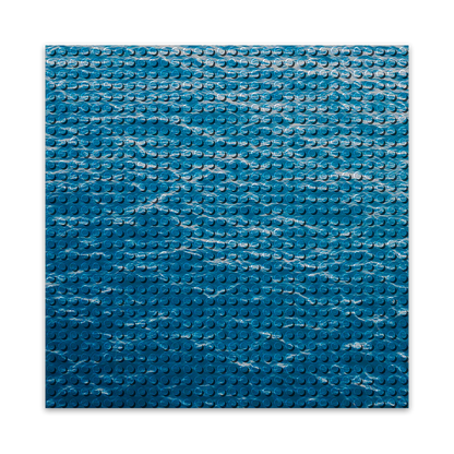 BRIXIES Plus® Designer Platte Wasser 32 x 32