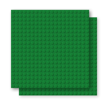 BRIXIES Plus® Basis Platte Grün 20 x 20