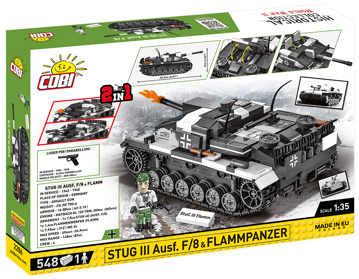 COBI® 2286 StuG III Ausf.F/8 & Flammpanzer