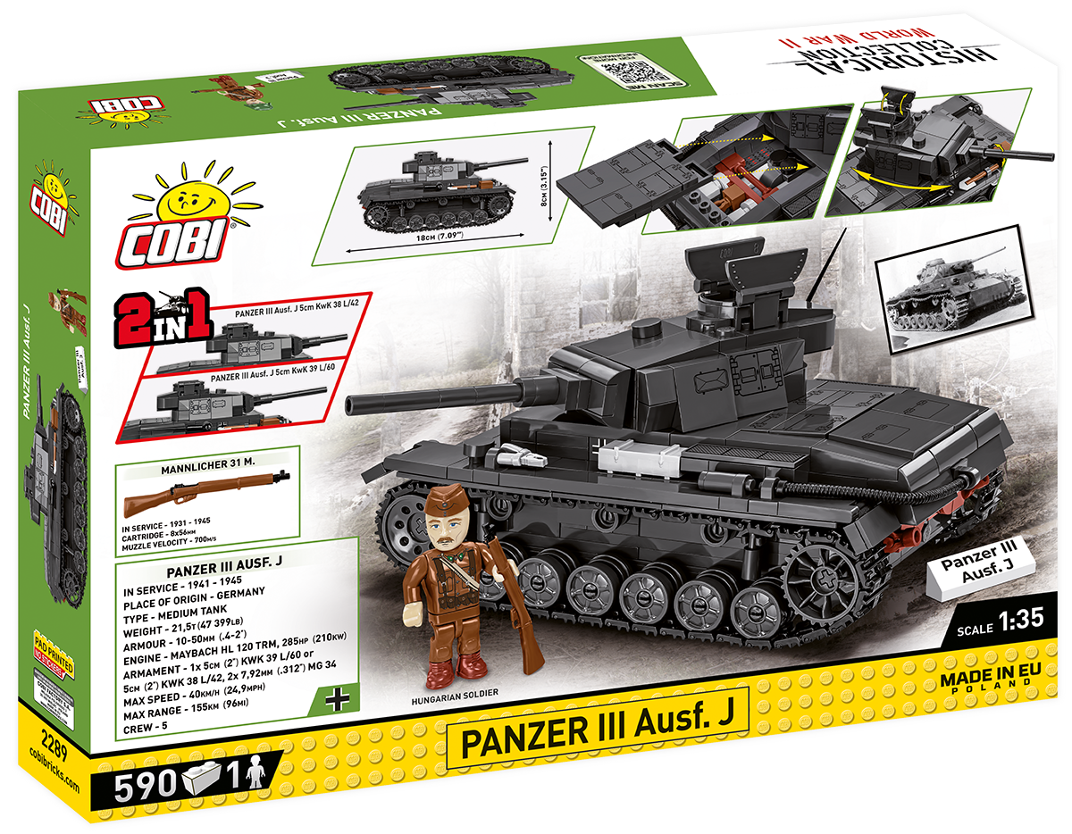 COBI® 2289 Panzer III Ausf.J