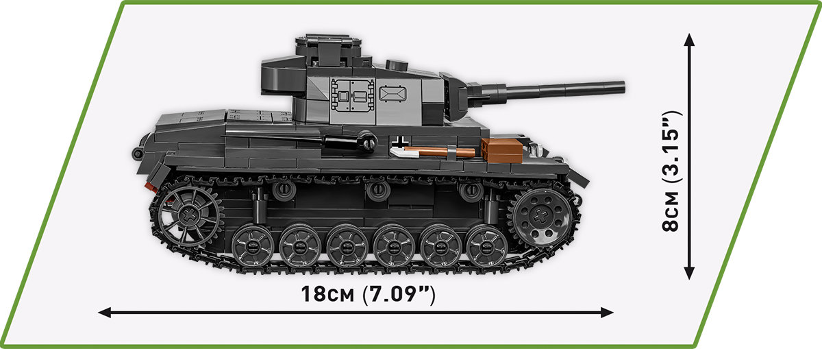 COBI® 2289 Panzer III Ausf.J