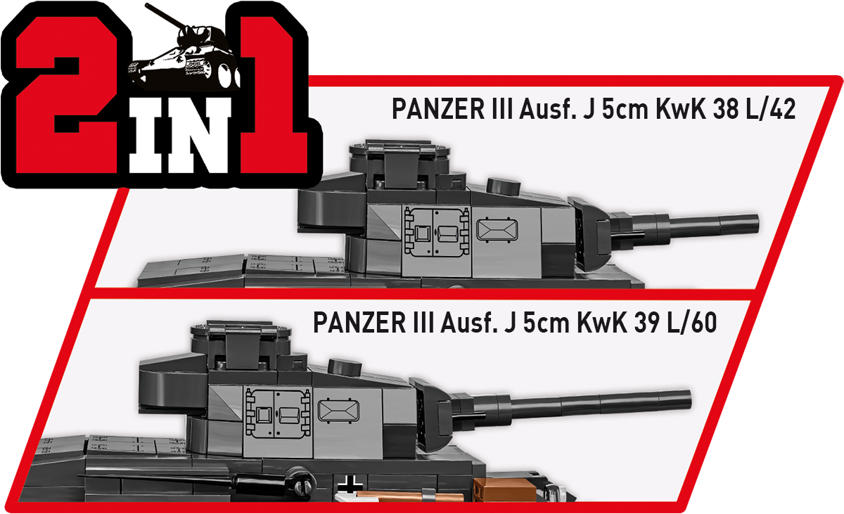 COBI® 2289 Panzer III Ausf.J