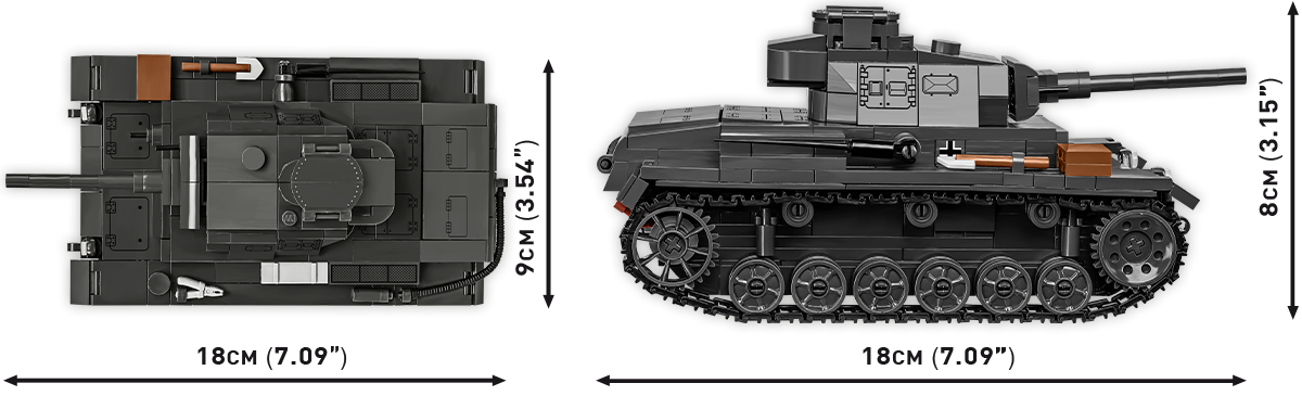 COBI® 2289 Panzer III Ausf.J