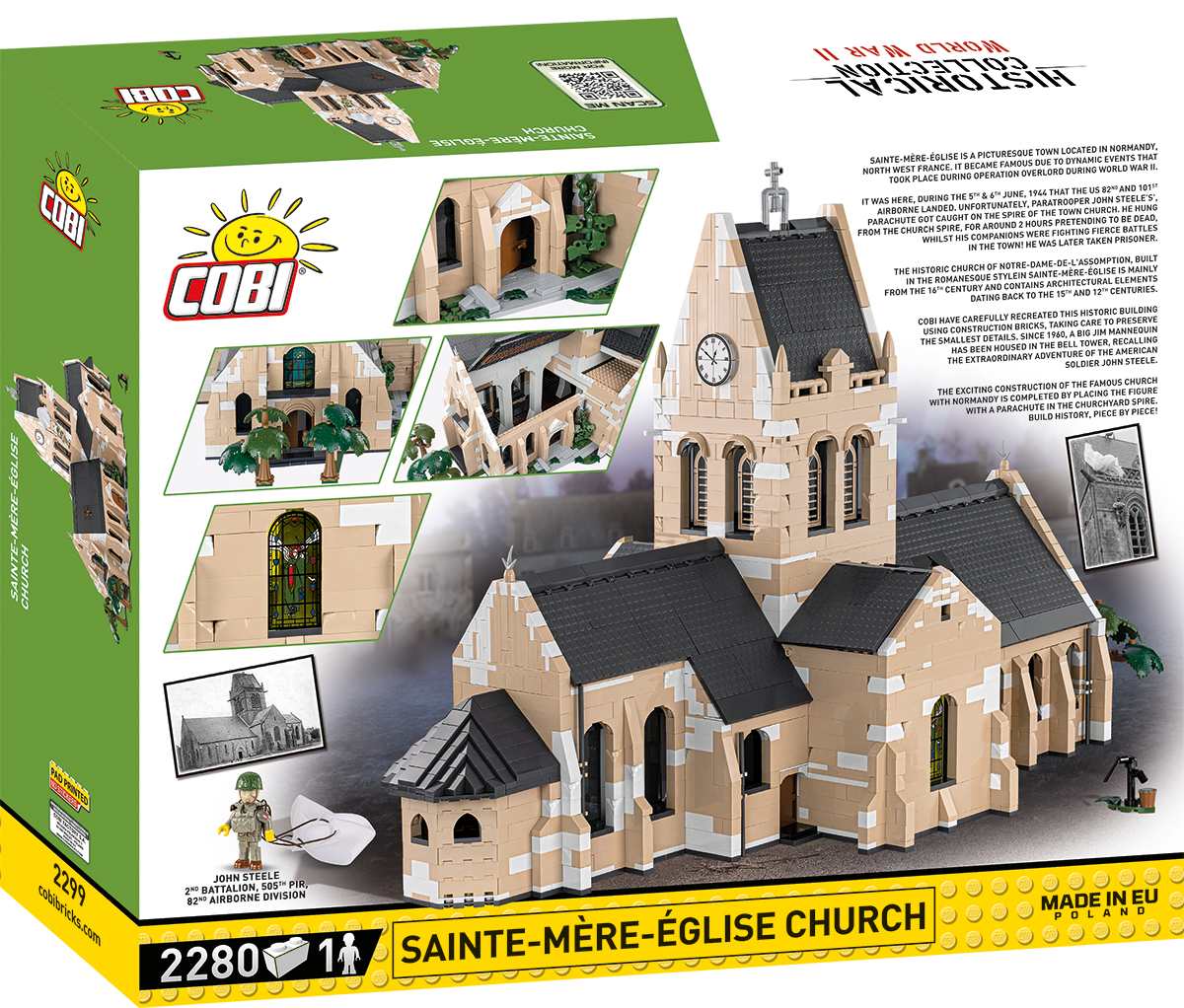 COBI® 2299 Sainte-Mère-Église Kirche