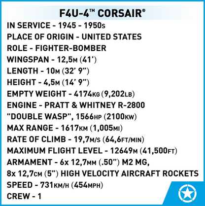 COBI® 2417 F4U-4 Corsair