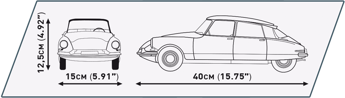 COBI® 24350 Citroen DS 19 1956 - Executive Edition