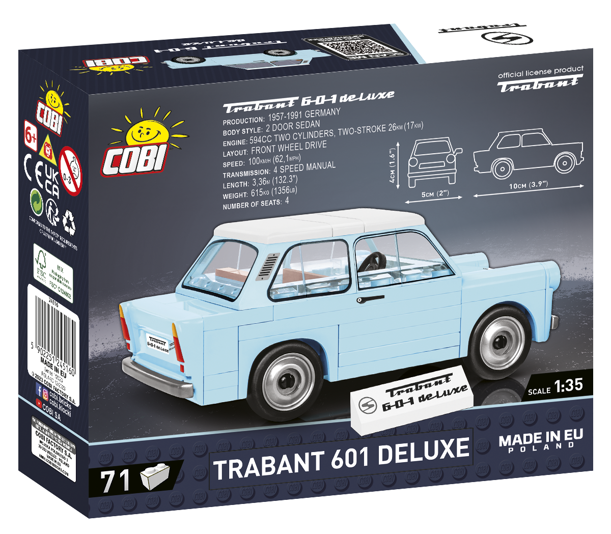 COBI® 24516 Trabant 601 Deluxe