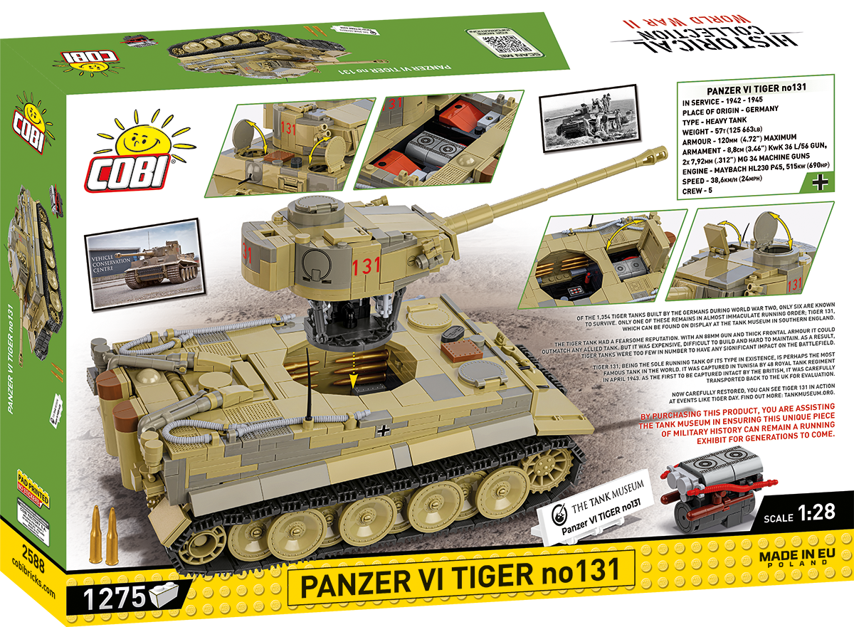 COBI® 2588 Panzer VI Tiger no131