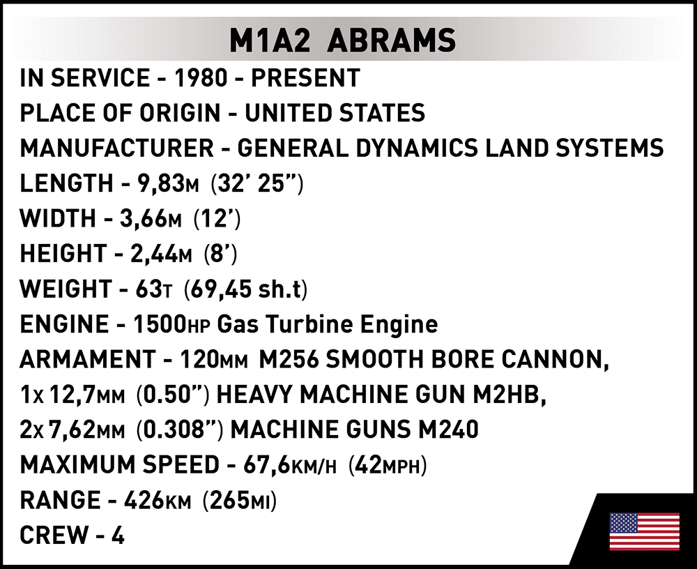 COBI® 2622 M1A2 Abrams