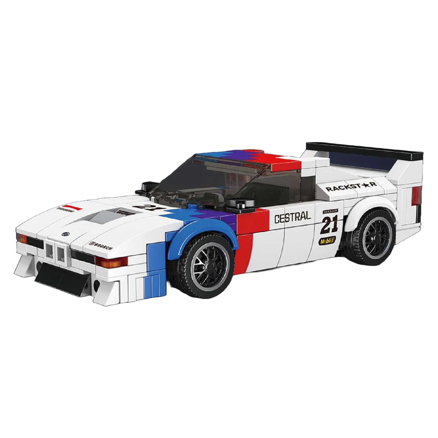 Mould King® 27062 M1 Sportwagen inkl. Vitrine