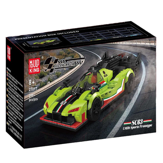 Mould King® 27097 Sportwagen SC63 inkl. Vitrine