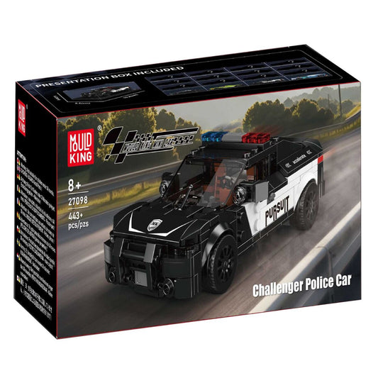 Mould King® 27098 Polizei Challenger inkl. Vitrine