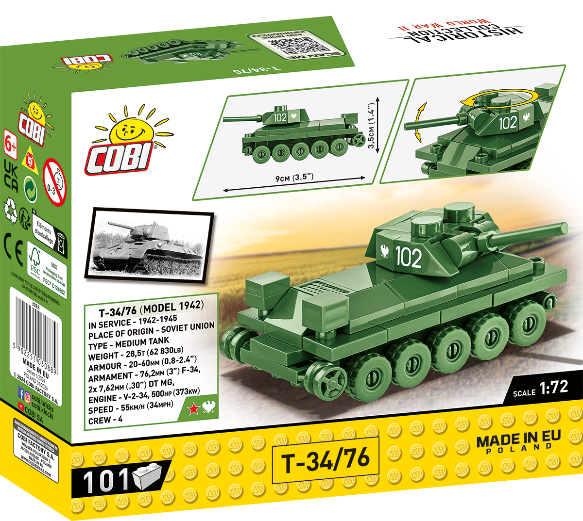 COBI® 3088 T-34/76