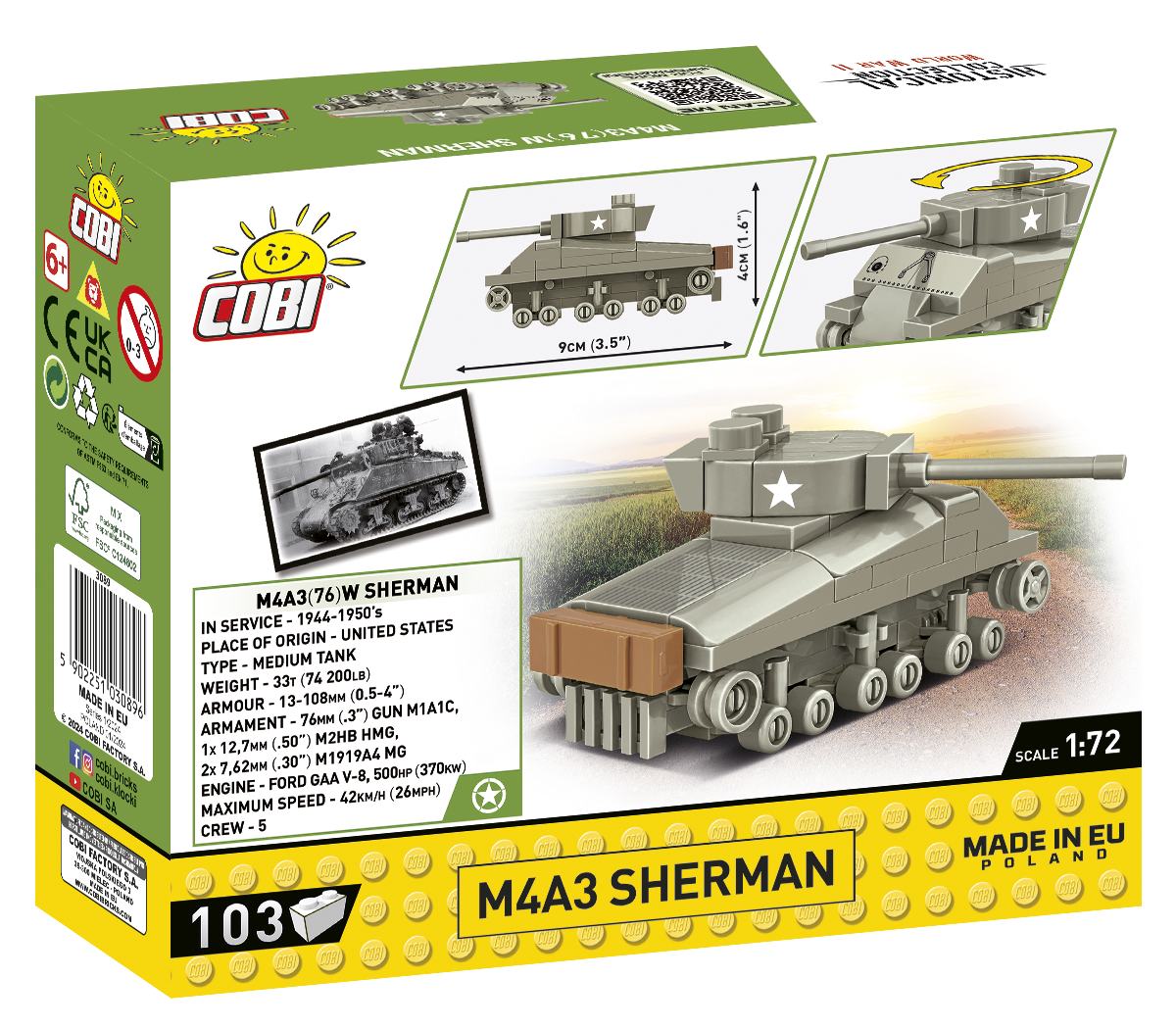 COBI® 3089 M4A3 Sherman