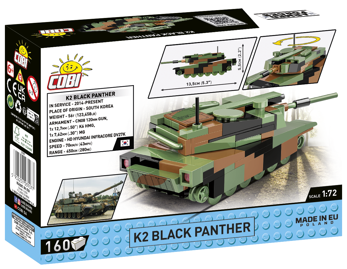 COBI® 3107 K2 Black Panther