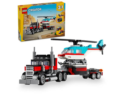 LEGO® Creator 31146 Tieflader mit Hubschrauber