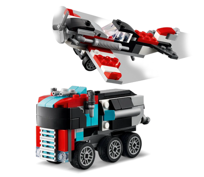 LEGO® Creator 31146 Tieflader mit Hubschrauber