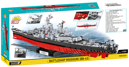 COBI® 4837 Battleship Missouri (BB-63)