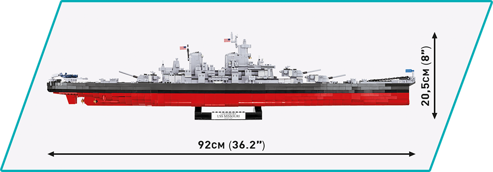 COBI® 4837 Battleship Missouri (BB-63)