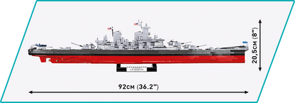 COBI® 4837 Battleship Missouri (BB-63)