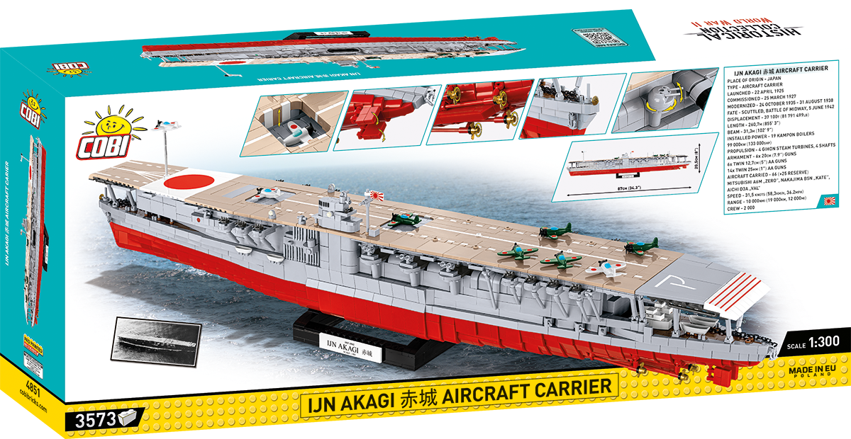 COBI® 4851 IJN Akagi Aircraft Carrier