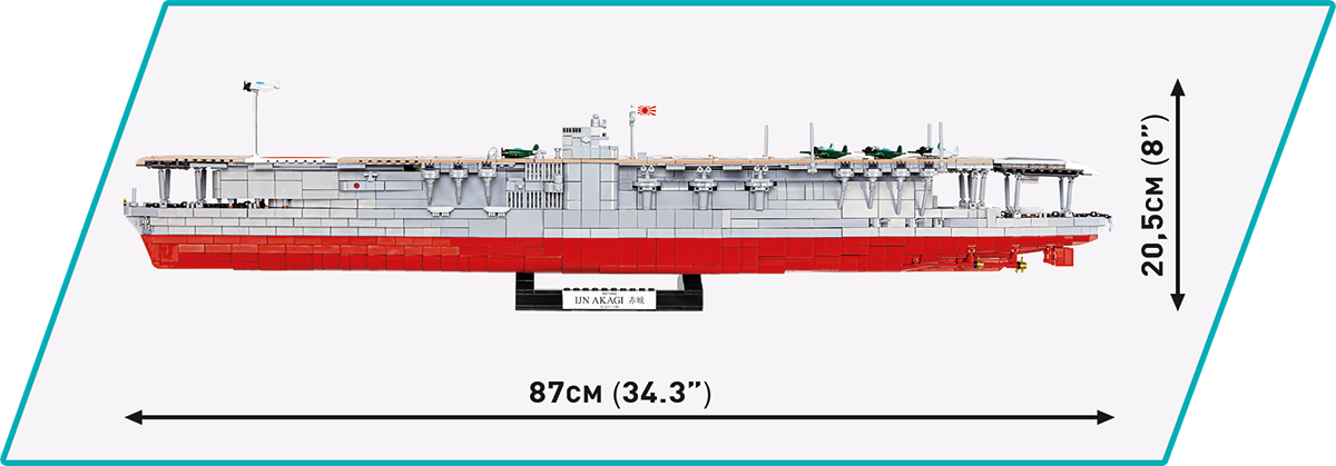 COBI® 4851 IJN Akagi Aircraft Carrier