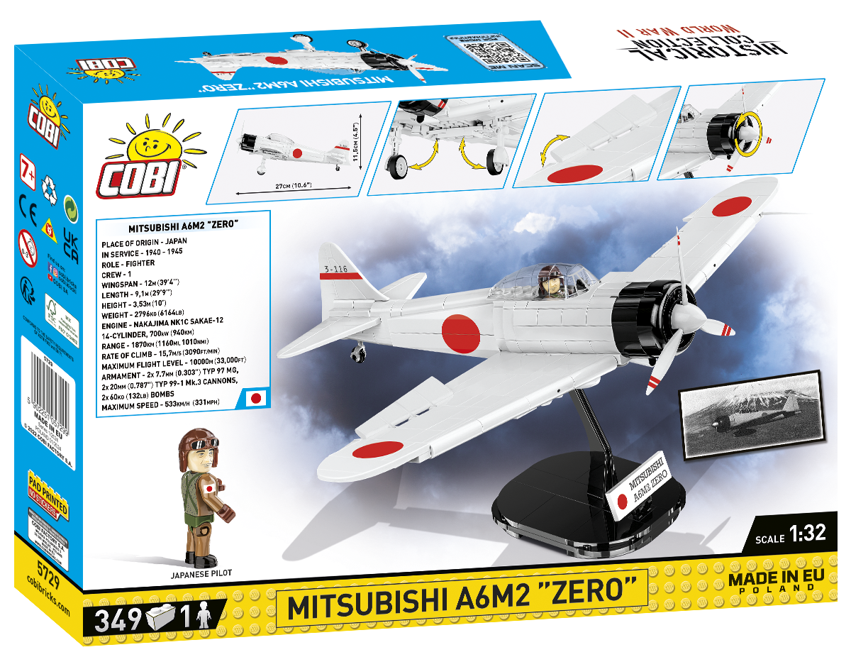 COBI® 5729 Mitsubishi A6M2 "Zero-Sen"