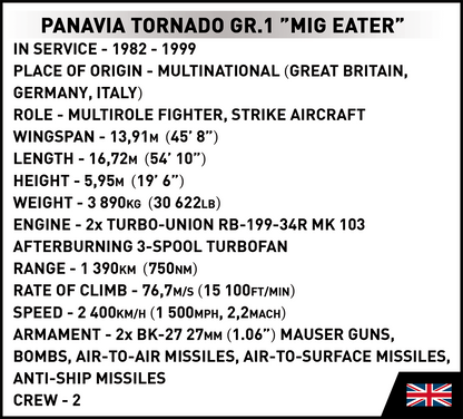 COBI® 5854 Panavia Tornado GR.1 "MiG Eater"